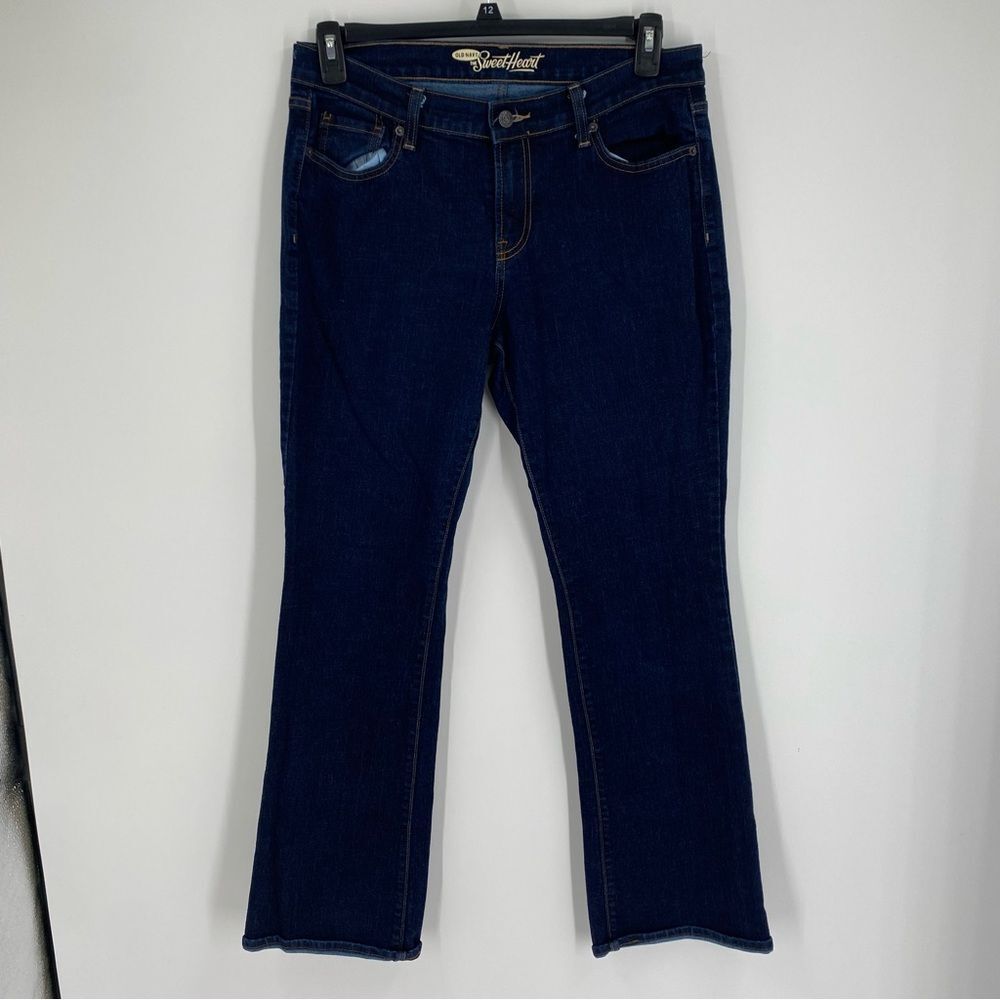 Old Navy Indigo the Sweet Heart Bootcut Jeans size 10